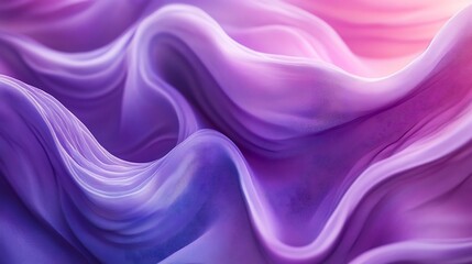 Obraz premium Abstract purple and pink flowing waves.