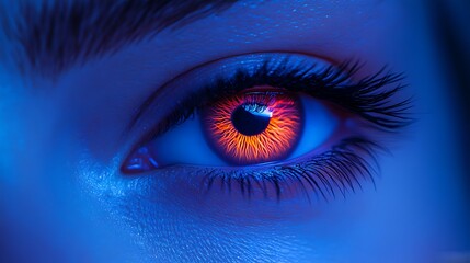 Obraz premium Eerie eye glow