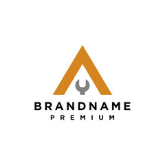 Letter A Repair logo template