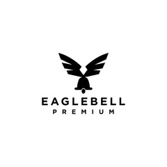Fototapeta premium bird and bell logo template