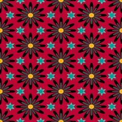 Floral Fabric Pattern with Elegant Details &ndash; Perfect for Professional Use