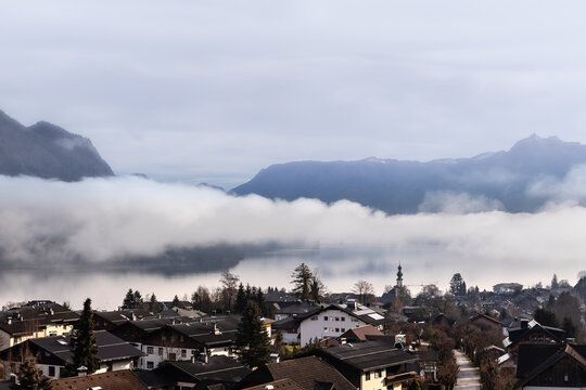 Clouds above the lake