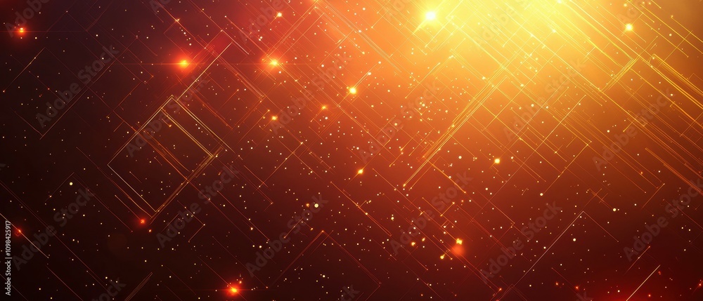 Poster dynamic aifocused background with layered lines an artistic exploration of technology in a digital e