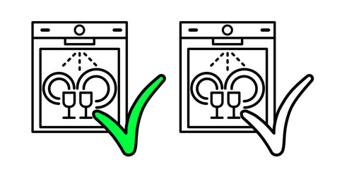 Geschirrsp&uuml;ler Fest Icon