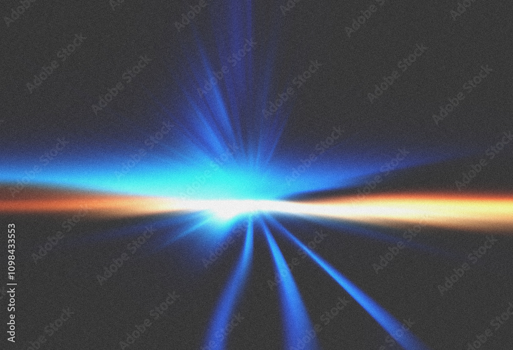 Wall mural abstract blurred grainy gradient background texture. colorful digital grain dust soft noise effect p