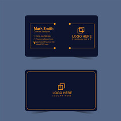 modern creative business card and name card horizontal simple clean template vector design