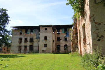 Fototapeta premium Putzar castle ruin in Mecklenburg-Vorpommern, Germany, Europe