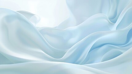 Obraz premium Abstract Blue Silk Drapery