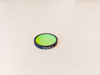 Fluorescence emission filter, bandpass for red wavelengths