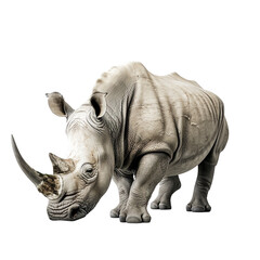 Fototapeta premium White Rhino Closeup