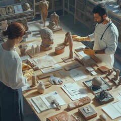 person working in a laboratory