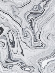Fototapeta premium Subtle swirls of white, grey, and black create a sophisticated marbled textured design, stone, fashionable