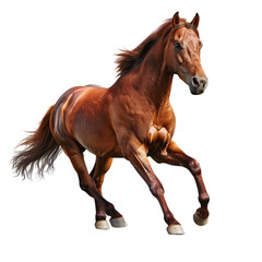 Fototapeta premium Running Chestnut Horse