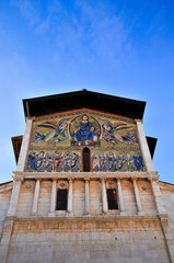 The Italian medieval city of Lucca, Tuscany
