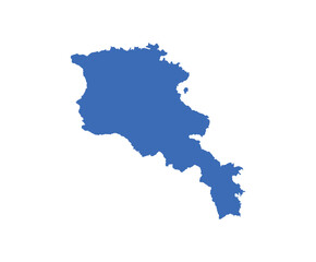 Obraz premium Armenia Map vector icon. Minimalistic Colorful Map of Armenia.