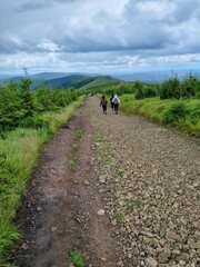 Przepiękny krajobraz Beskidu Śląskiego. Polska
