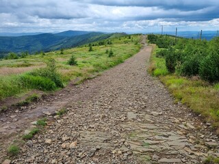 Przepiękny krajobraz Beskidu Śląskiego. Polska