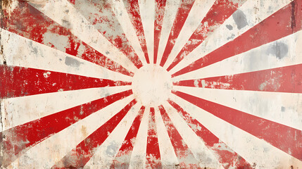 Background pattern sunburst red white starburst sun vintage grunge burst retro light design paper texture distressed circus abstract. Retro. Illustration