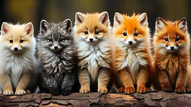 Adorable red fox kits in unison: a heartwarming wildlife encounter