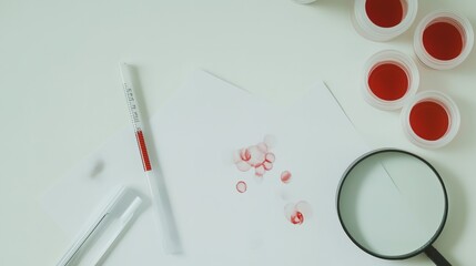 Fototapeta na wymiar Blood glucose meter displaying test results on a small digital screen, symbolizing the importance of monitoring and managing health, especially for individuals with diabetes.