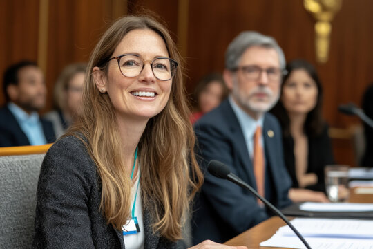 A legislative session focused on healthcare reform, featuring lawmakers discussing policies and proposals at a congressional hearing