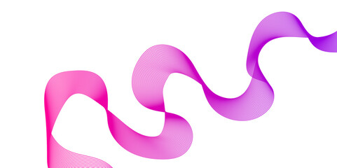 Fototapeta premium Abstract dynamic multicolor lines, waves. technology line stripe isolated science digital flowing black line. gradient colorful flowing wave design element. wavy lines gradient background. 