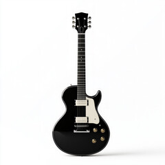 Obraz premium Black Guitar Isolated