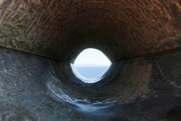 Coastal View Through Tunnel © Yanna