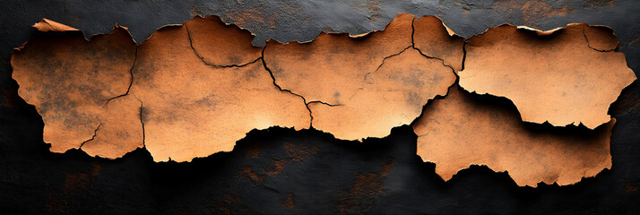 Obraz premium Abstract Orange Texture on Dark Background