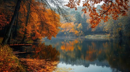 Fototapeta premium Family Gathering Together Around a Thanksgiving Table Surrounded by Festive Decorations and Delicious Home-Cooked Meals