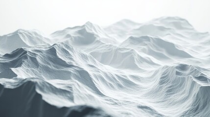Obraz premium Abstract White Mountain Textures Creating a Serene Atmosphere