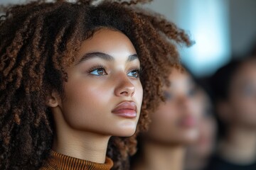 Fototapeta premium Diversity event hosted in eco-friendly venues, emphasizing sustainability and inclusivity,