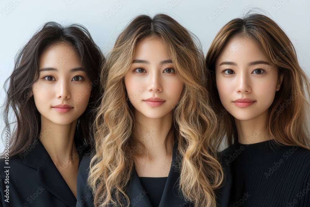Poster female tech professionals in asia pacific startups, focusing on ai-driven projects and tech solution