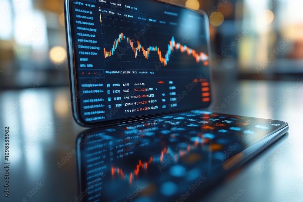 Poster Rebel investors exploring blockchain-based meme stock platforms, integrating decentralized finance with speculative trends,