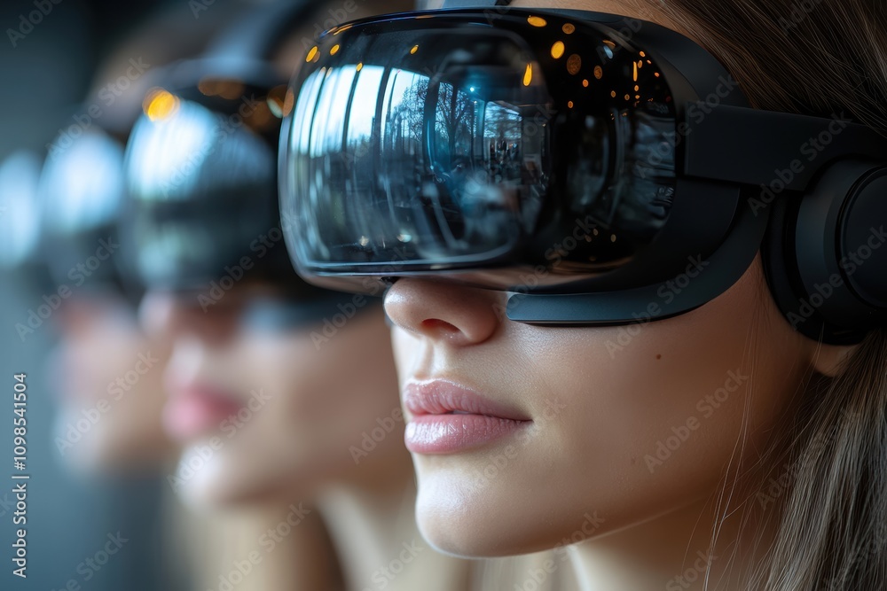 Poster Team operating in augmented reality environments, redefining virtual customer interaction standards.