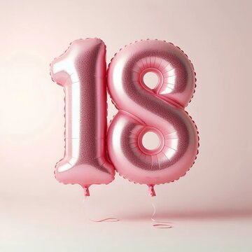 Num&eacute;ro 18 en Ballon dor&eacute; rose