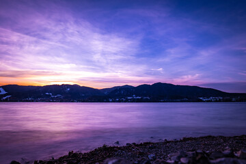 Abendhimmel am Tegernsee 