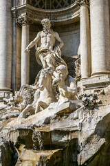 Naklejka premium Trevi Fountain