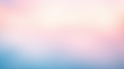 Obraz premium Soft Pastel Gradient Background Blending Pink, White, and Blue Tones for a Delicate and Dreamy Aesthetic
