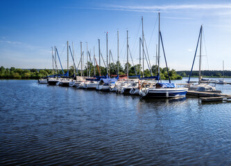 Marina with boats and ships © manfredxy