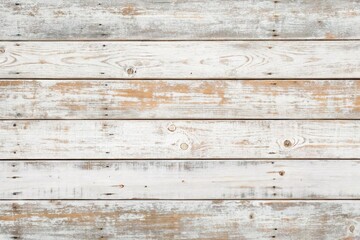 Obraz premium Whitewashed Wood Texture - Distressed Wooden Boards