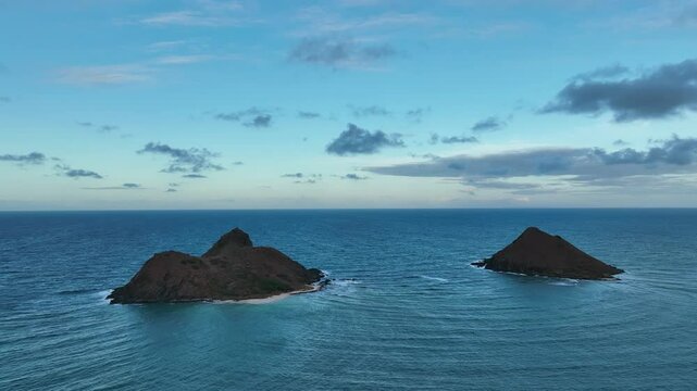 Na Mokulua Islands Aerial Views of Lanikai's Iconic Gems