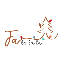 Boho Christmas Fa La La SVG PNG, Fa La La SVG PNG | Christmas Holiday Shirt SVG | Santa | Winter Sign Quote Cut File | Coffee Mug Svg | Sublimation | Cricut
