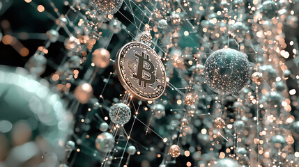 Exploring Bitcoin and Blockchain Cryptocurrency Wallet Insights Digital World Abstract View Investment Opportunities