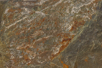 A Colourful Rock Along Shoreline Of Lake Ontario