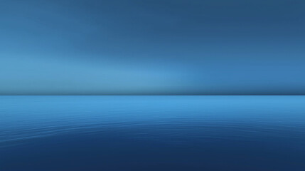 Obraz premium Solid blue background with a smooth gradient transitioning from deep navy at the top to light sky blue at the bottom, offering a clean and seamless design for a calming and modern aesthetic.