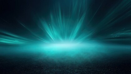 Obraz premium Dynamic Flow of Abstract Turquoise Energy. Exploring Fluid Light Patterns and Modern Digital Artistry for Motion Graphics, Visual Design Inspiration, and Futuristic Themed Background Concepts