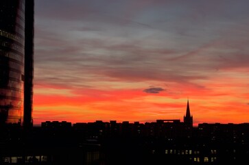 Obraz premium city of sunsets