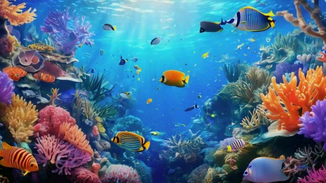tropical coral reef