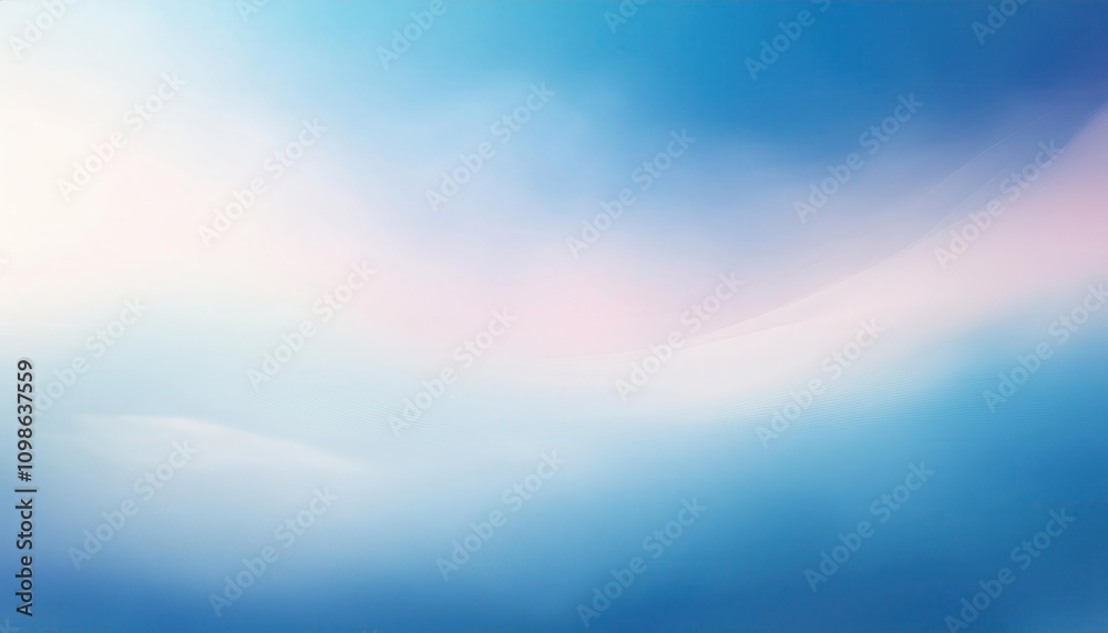 Poster Tranquil Light Blue Abstract Gradient Background with Soft Waves and Bokeh Effects. Ideal for Meditation Apps, Wellness Branding, Minimalist Websites, Digital Presentations, and Relaxation Themes